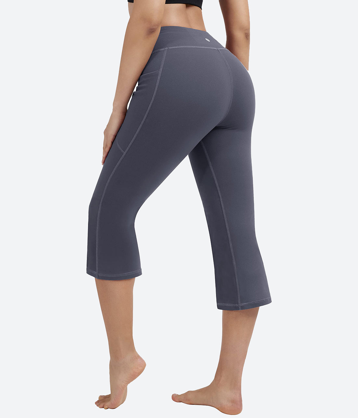 Heathyoga Capri Pants for Women Capri Yoga Pants for Women Capri Sweatpants  for Women with Pockets Wide Leg Crop Pants, Grey, Small : :  Clothing & Accessories