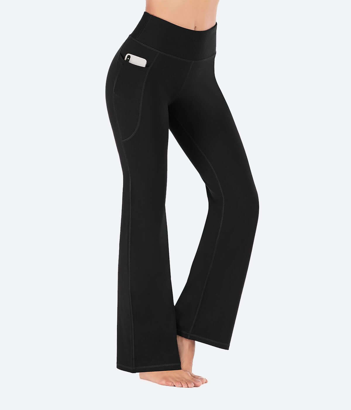 IUGA Bootcut Yoga Pants with Pockets for Women High Waist Workout Bootleg  Pants Tummy Control, 4 Pockets Work Pants for Women (Charcoal, XS) :  : Fashion