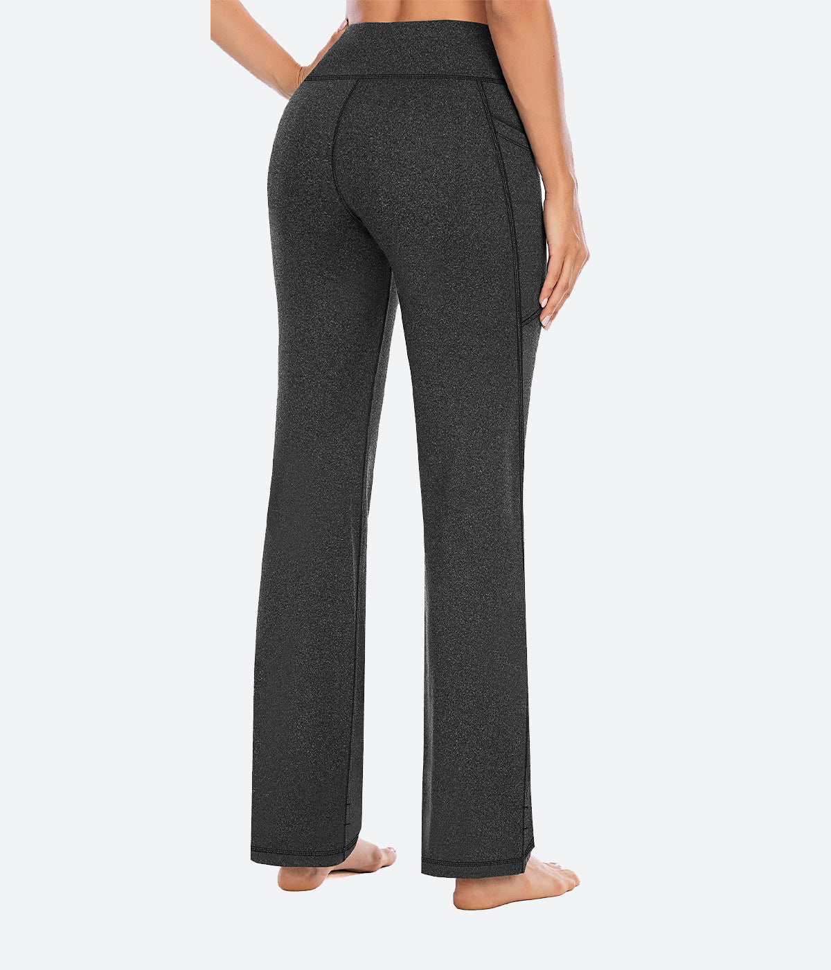 Heathyoga Bootcut Yoga Pants for Women with Pockets High
