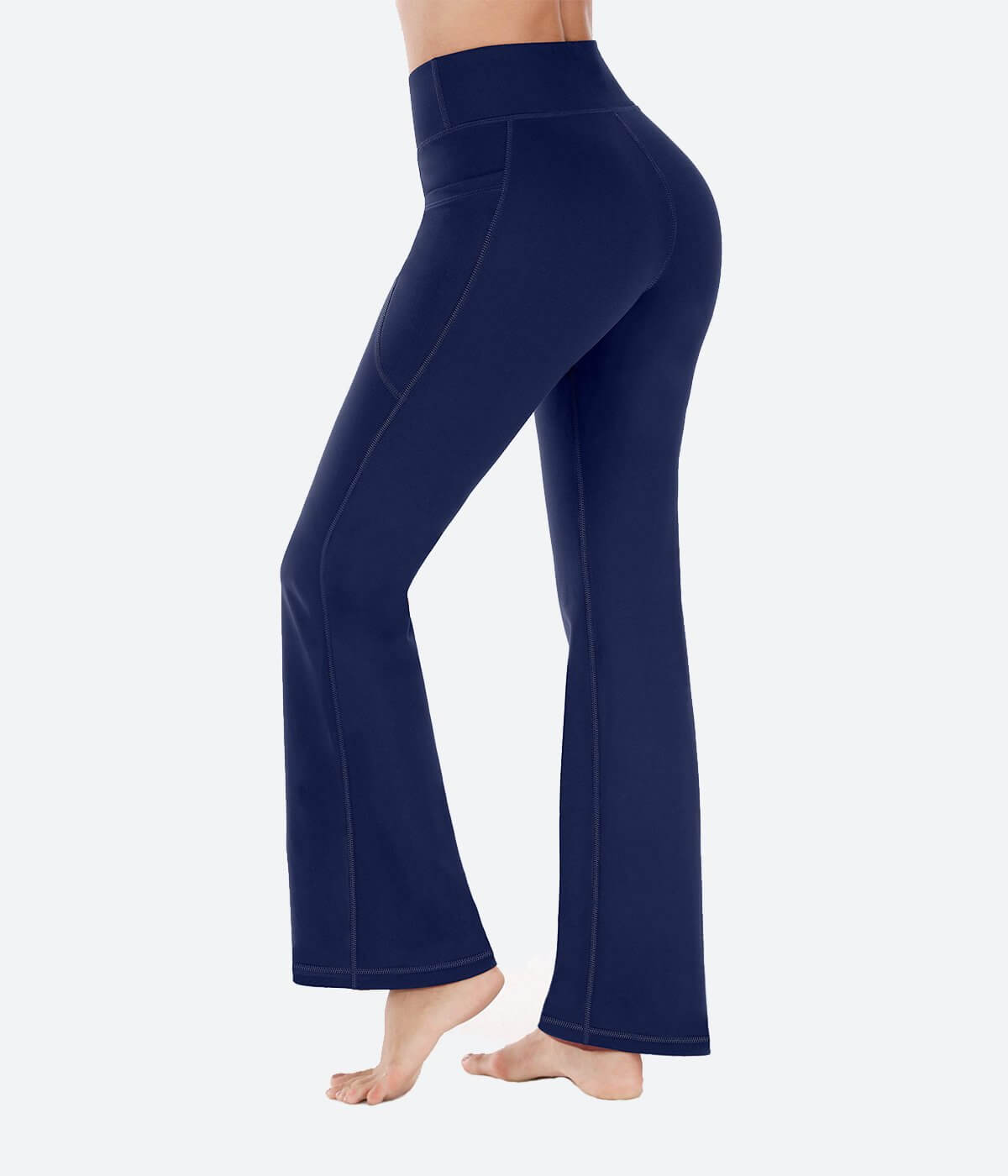 TOWED22 Women's Bootcut Yoga Pants with Pockets, High Waist