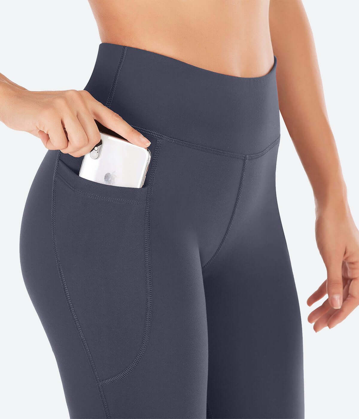 kpoplk Bootcut Yoga Pants For Women,Womens Leggings Kids Dance Workout  Running Yoga Pants with Hidden Pocket(A,L)