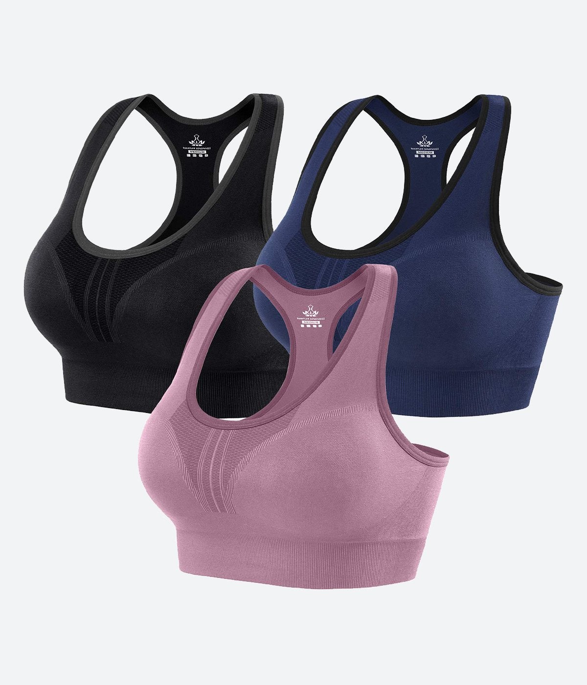 GXXGE Padded Racerback Sports Bras for Women High Impact Workout Yoga Gym  Activewear Fitness Bra : : Clothing, Shoes & Accessories