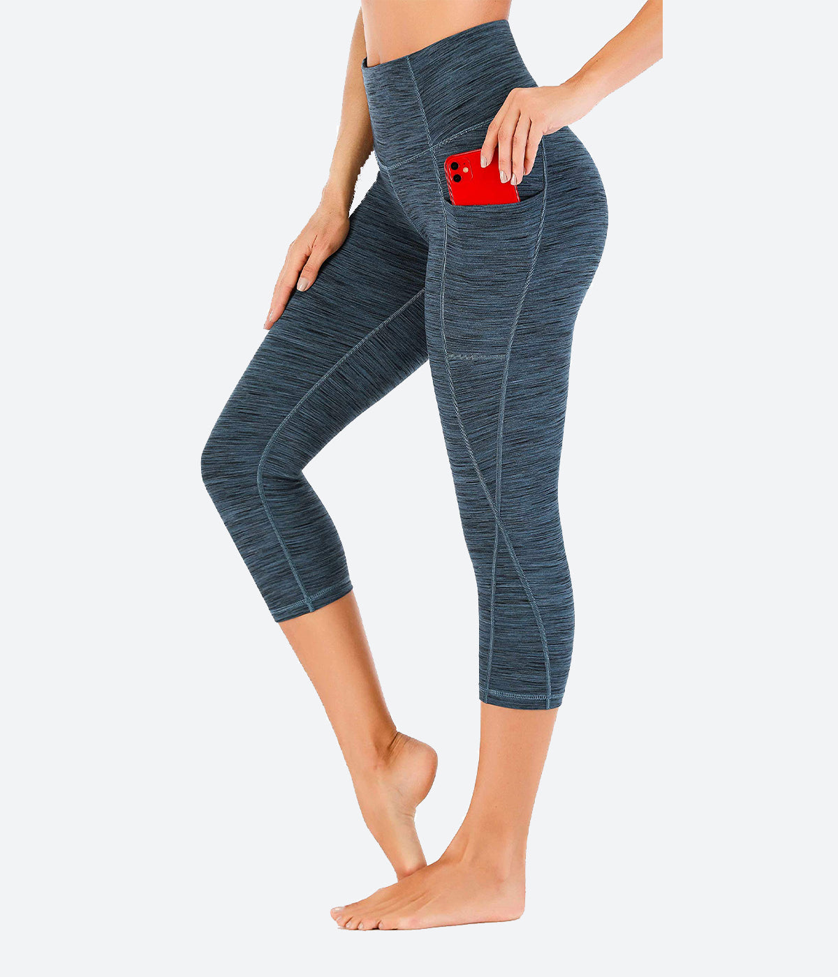 Capri Yoga Pants • Workout Capris • Capris With Pockets • Flared Capris •  Value Yoga