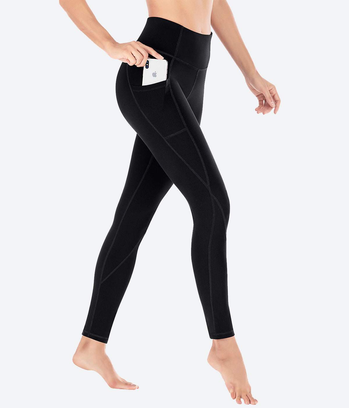 POWERASIA High Waisted Yoga Pants with Pockets for Women, Tummy