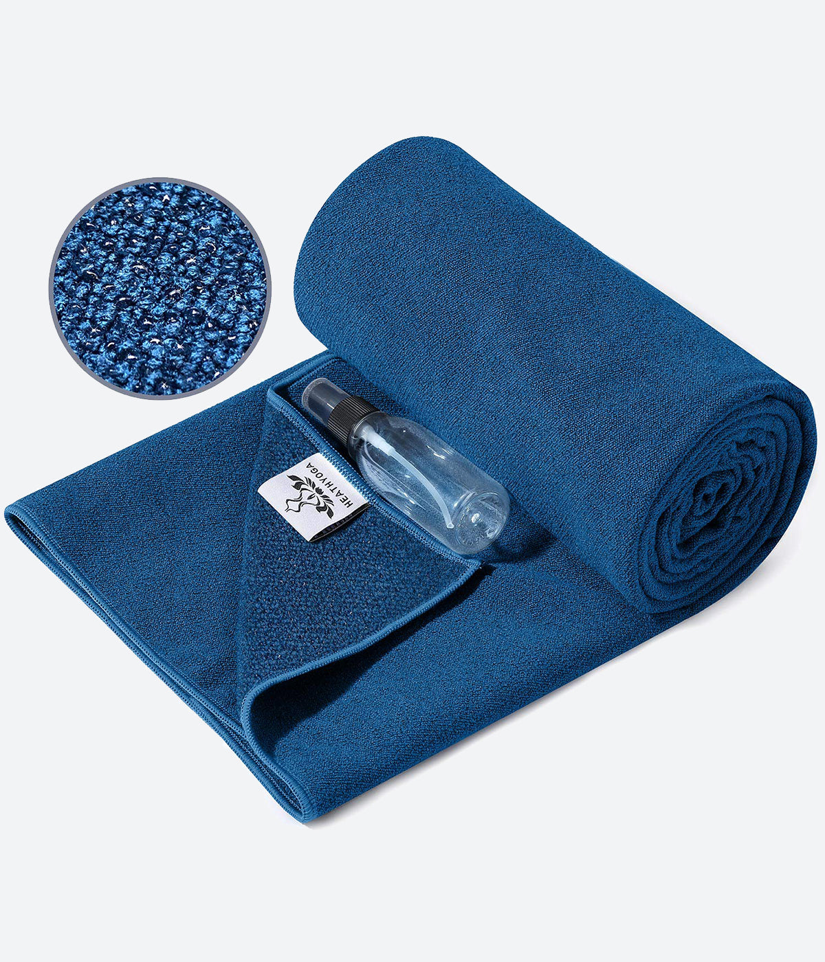 Shandali Hot Yoga Towel - Stickyfiber Yoga Towel - Mat-Sized, Microfiber,  Super