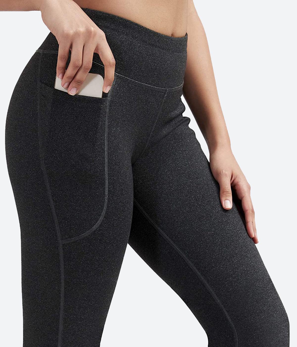 Heathyoga, Pants & Jumpsuits, Heathyoga Workout Capri Leggings With  Multiple Pockets Xxl Black